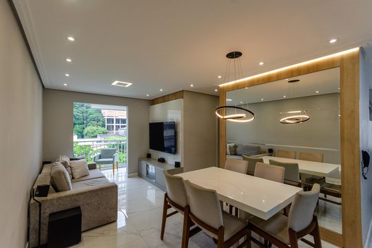 Sala de apartamento para alugar com 3 quartos, 65m² em Vila Siqueira (zona Norte), São Paulo