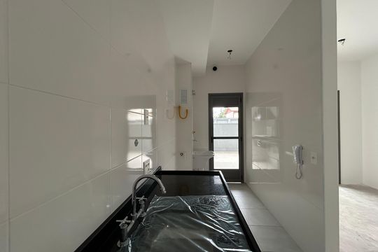 Cozinha de apartamento à venda com 2 quartos, 94m² em City América, São Paulo