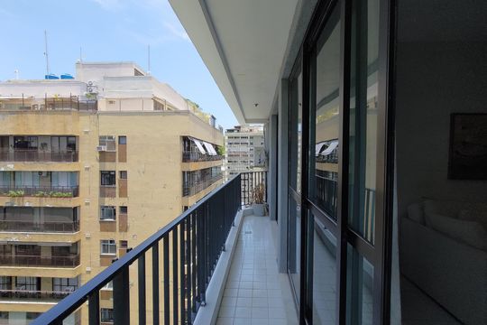 Varanda da Sala de apartamento à venda com 3 quartos, 236m² em Ipanema, Rio de Janeiro