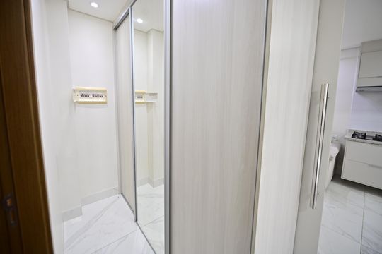 Suíte de apartamento para alugar com 1 quarto, 52m² em Jardim Goiás, Goiânia