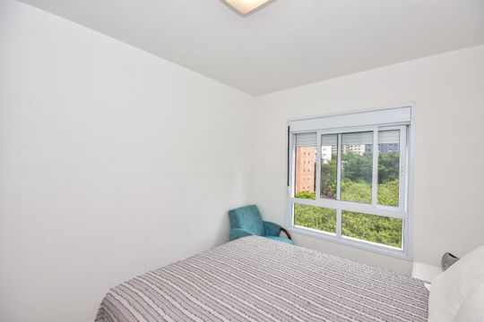 Suíte  de apartamento à venda com 1 quarto, 58m² em Morumbi, São Paulo
