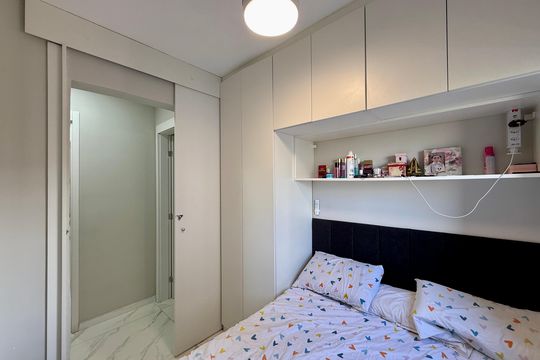 Quarto 2 de apartamento à venda com 2 quartos, 45m² em Jardim São Luís, São Paulo