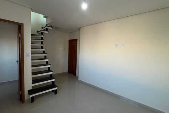 Sala - Sala de Jantar de apartamento à venda com 3 quartos, 90m² em Vila Mazzei, Santo André