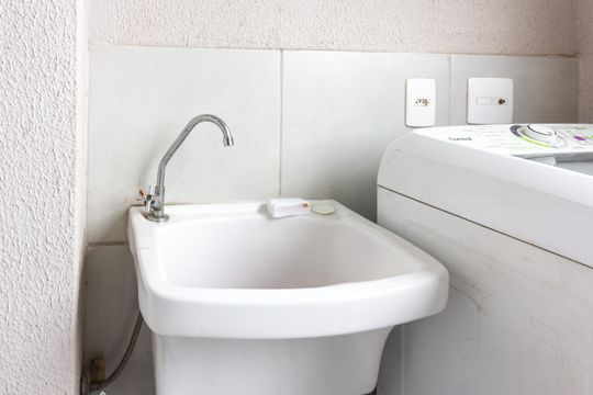 Área de Serviço de apartamento à venda com 2 quartos, 44m² em Vila Flora, Guarulhos