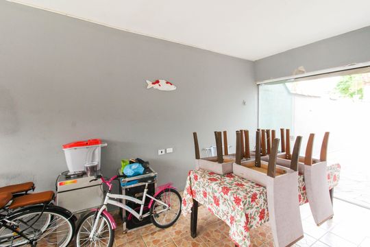 Área gourmet de casa à venda com 4 quartos, 110m² em Rio Branco, Canoas