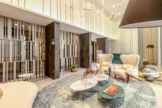 Área comum de apartamento à venda com 1 quarto, 32m² em Campo Belo, São Paulo