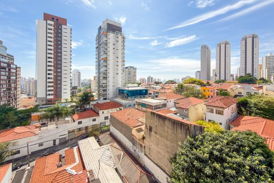 Vista da Varanda de kitnet/studio à venda com 1 quarto, 28m² em Vila Mariana, São Paulo