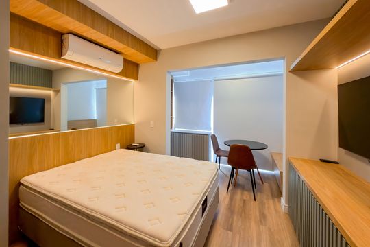 Persianas de kitnet/studio à venda com 1 quarto, 28m² em Vila Mariana, São Paulo