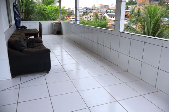 Área externa de apartamento para alugar com 2 quartos, 120m² em São Cristóvão, Salvador