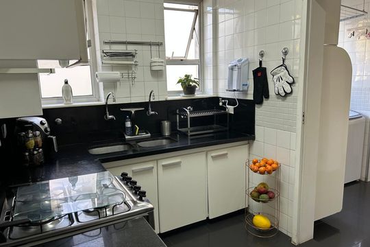 cozinha de apartamento à venda com 4 quartos, 125m² em Sion, Belo Horizonte