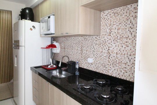Cozinha de apartamento para alugar com 3 quartos, 72m² em Jardim Oriental, São José dos Campos