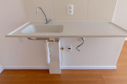 Cozinha de kitnet/studio à venda com 1 quarto, 21m² em Campos Elíseos, São Paulo