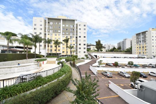 Vista da Suíte de apartamento para alugar com 3 quartos, 93m² em Atuba, Curitiba