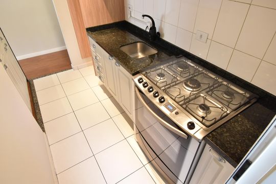 Cozinha de apartamento para alugar com 3 quartos, 93m² em Atuba, Curitiba