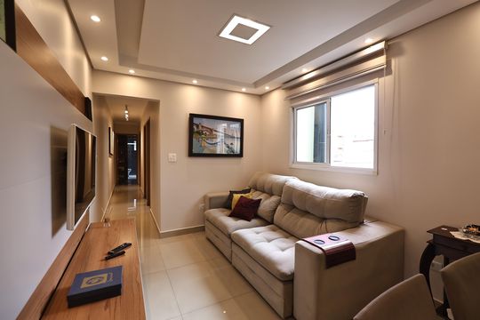Sala de apartamento à venda com 3 quartos, 170m² em Santa Maria, Santo André