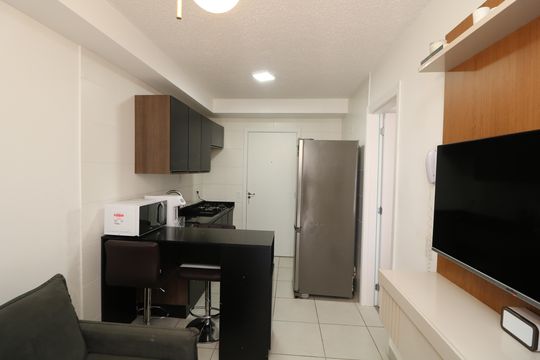 Sala de apartamento à venda com 1 quarto, 29m² em Vila Ema, São Paulo