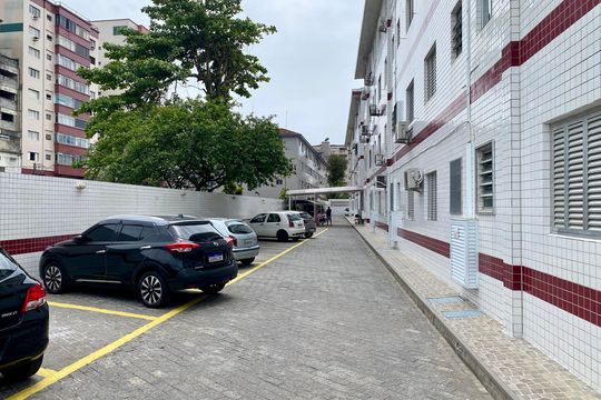 Área comum de kitnet/studio para alugar com 1 quarto, 32m² em Boqueirão, Praia Grande