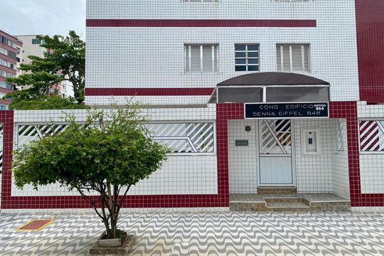 Fachada de kitnet/studio para alugar com 1 quarto, 32m² em Boqueirão, Praia Grande