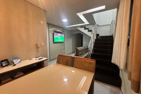 sala de apartamento à venda com 3 quartos, 180m² em Inconfidentes, Contagem