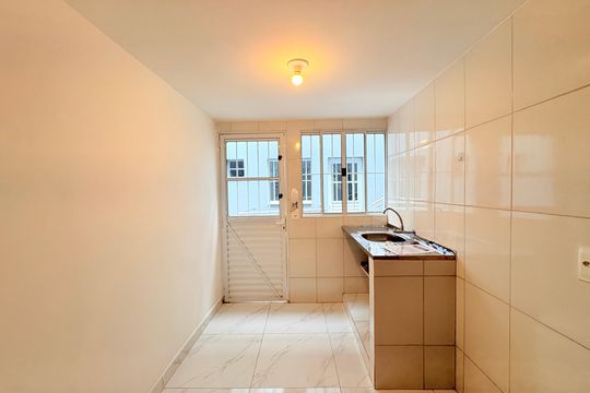 Cozinha de kitnet/studio para alugar com 1 quarto, 36m² em Jardim Itália, Várzea Paulista
