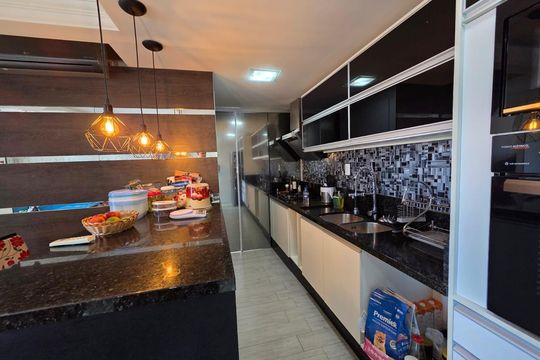 Cozinha de apartamento à venda com 3 quartos, 89m² em Nossa Senhora das Graças , Canoas