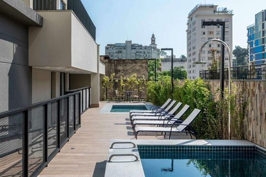 Área comum de apartamento para alugar com 2 quartos, 58m² em Pinheiros, São Paulo