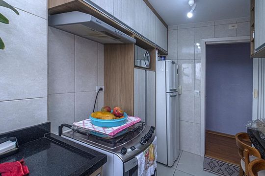 cozinha e área de serviço compartilhadas_5 de apartamento à venda com 1 quarto, 41m² em Cursino, São Paulo