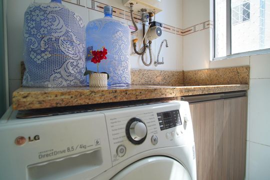 Área de Serviço de apartamento à venda com 2 quartos, 51m² em Jardim Itu, Porto Alegre