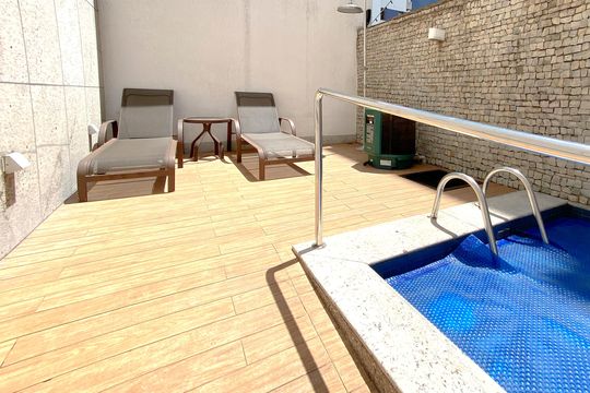 Área comum - Piscina de apartamento à venda com 4 quartos, 130m² em Funcionários, Belo Horizonte