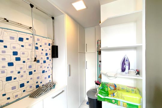 Área de Serviço de apartamento à venda com 4 quartos, 130m² em Funcionários, Belo Horizonte