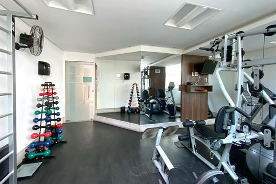 Área comum - Academia de apartamento à venda com 4 quartos, 130m² em Funcionários, Belo Horizonte