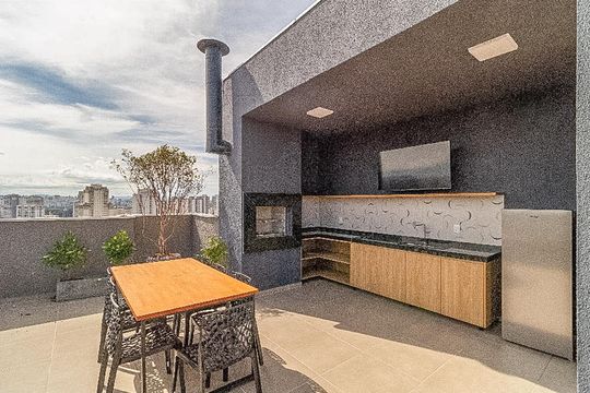 Área comum - Churrasqueira de apartamento à venda com 2 quartos, 41m² em Barra Funda, São Paulo