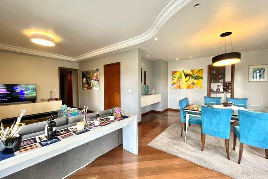 Sala de apartamento à venda com 4 quartos, 156m² em Vila Clementino, São Paulo