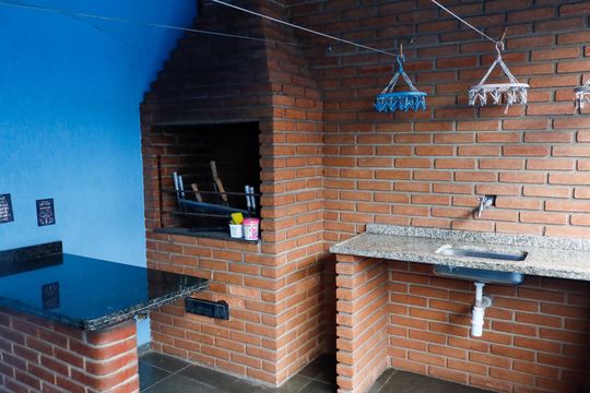 Área comum - Churrasqueira de casa à venda com 3 quartos, 234m² em Vila Pires, Osasco