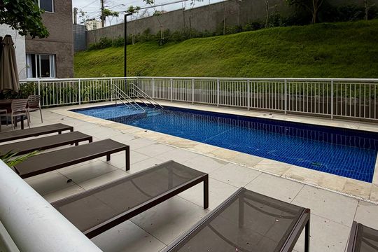 Área comum - Piscina de apartamento à venda com 1 quarto, 24m² em Vila Lageado, São Paulo