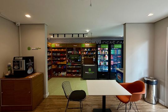 Área comum -Mercado de apartamento à venda com 1 quarto, 24m² em Vila Lageado, São Paulo