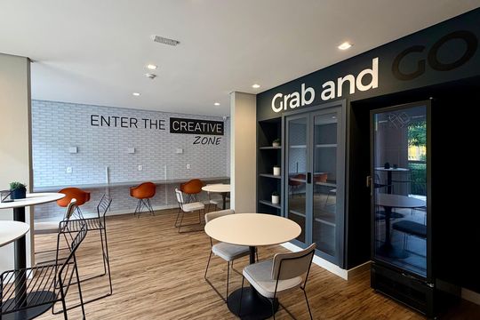 Área comum - Coworking de apartamento à venda com 1 quarto, 24m² em Vila Lageado, São Paulo