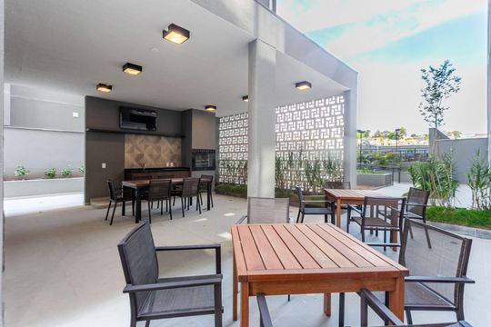 Área comum - Churrasqueira de apartamento para alugar com 2 quartos, 35m² em Vila Hebe, São Paulo