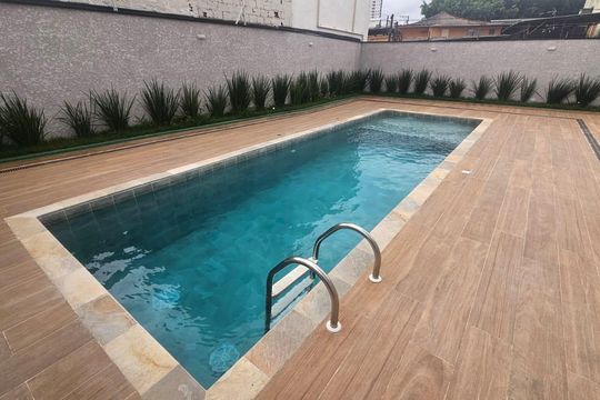Área comum - Piscina de kitnet/studio à venda com 1 quarto, 24m² em Parque Maria Luiza, São Paulo
