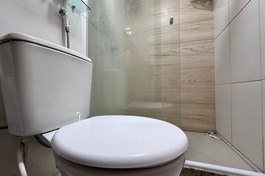 Banheiro Social de apartamento à venda com 2 quartos, 110m² em Recreio dos Bandeirantes, Rio de Janeiro