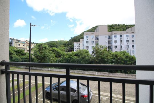 Varanda de apartamento à venda com 2 quartos, 46m² em Taquara, Rio de Janeiro