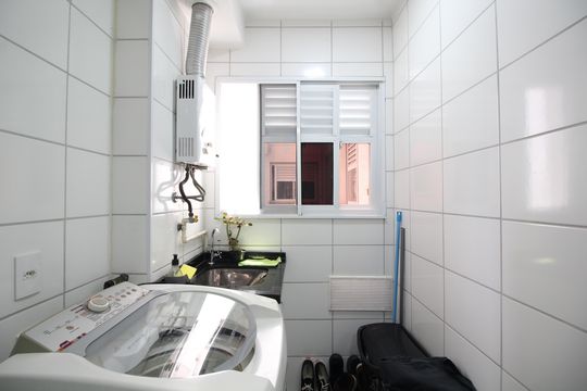 Área de Serviço de apartamento à venda com 2 quartos, 46m² em Taquara, Rio de Janeiro