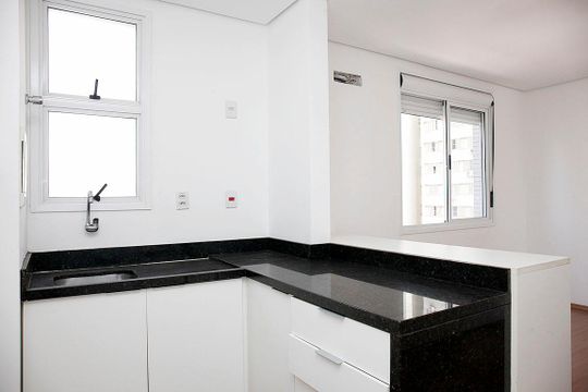 Studio - Detalhe Cozinha de kitnet/studio à venda com 1 quarto, 19m² em Centro Histórico, Porto Alegre