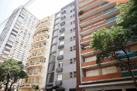 Fachada de kitnet/studio à venda com 1 quarto, 19m² em Centro Histórico, Porto Alegre