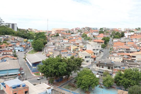 VIsta Sala de apartamento para alugar com 2 quartos, 49m² em Jardim Arco-iris, Cotia