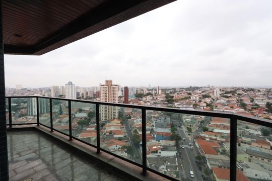 Varanda da Sala de apartamento à venda com 5 quartos, 440m² em Vila Prudente, São Paulo