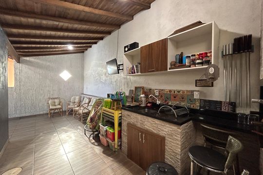 Área gourmet de casa à venda com 2 quartos, 99m² em Santo Andre, São Leopoldo