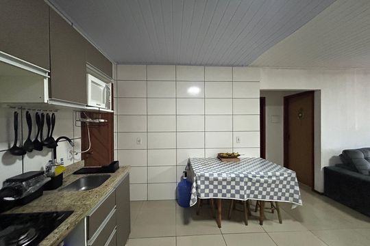 Cozinha de casa à venda com 2 quartos, 99m² em Santo Andre, São Leopoldo