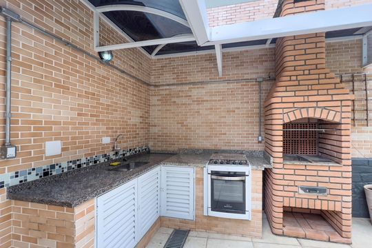 Área comum - Churrasqueira de casa de condomínio para alugar com 1 quarto, 50m² em Vila São José, São Paulo