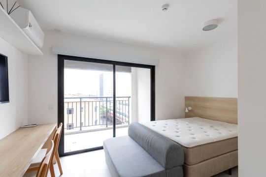 Studio de kitnet/studio para alugar com 1 quarto, 28m² em Vila Buarque, São Paulo